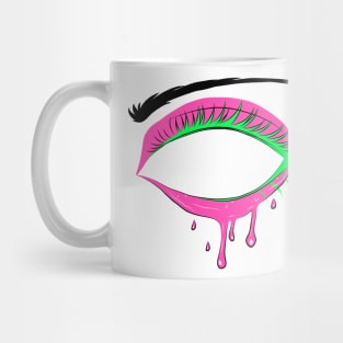 Neon Psychedelic Slime Eye Mug